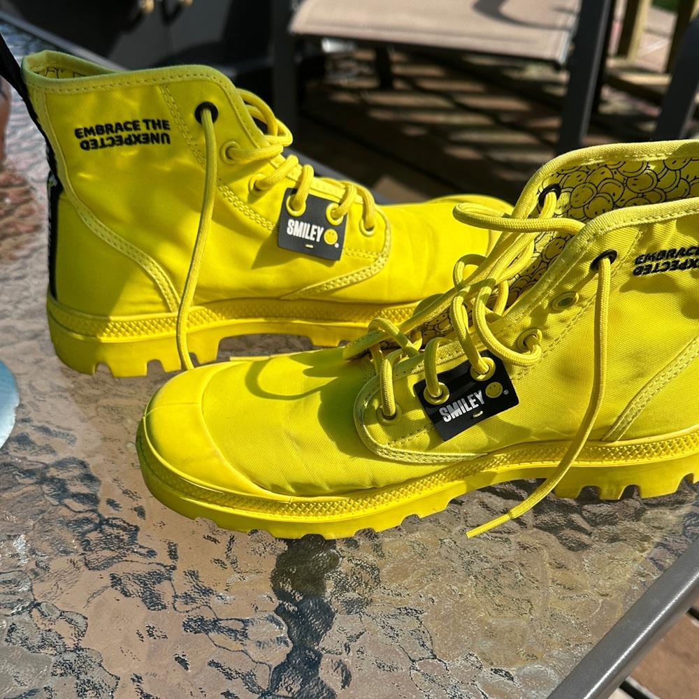 Palladium Bright Yellow Women's Sneakers - Picture 7 of 8